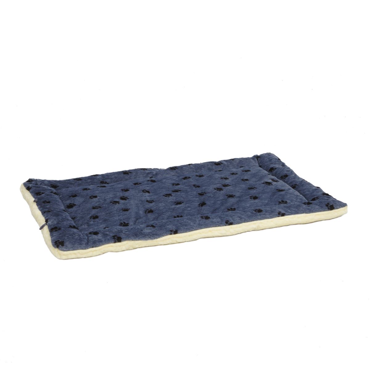 0 QuietTime Reversible Paw Print Fleece Pet Bed - 54 inch - Image 1