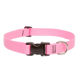 Basics Adjustable Collar 3/4 FOR MEDIUM DOGS - 9-14 - M, PINK 3/4