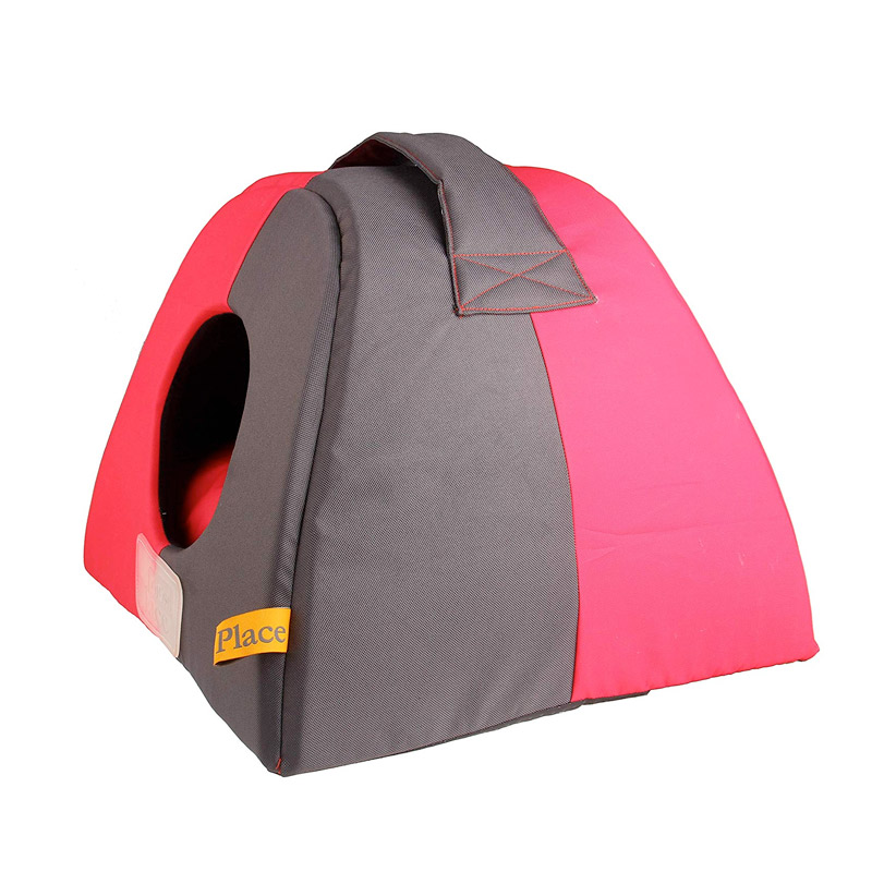 1 Gigwi Place Pet House Canvas - Large, Red Rose - Image 1