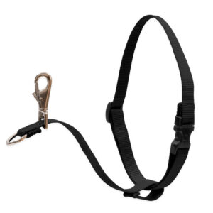 Dog Basic Solids No Pull Harness - 3/4" width - 16" -26", Black