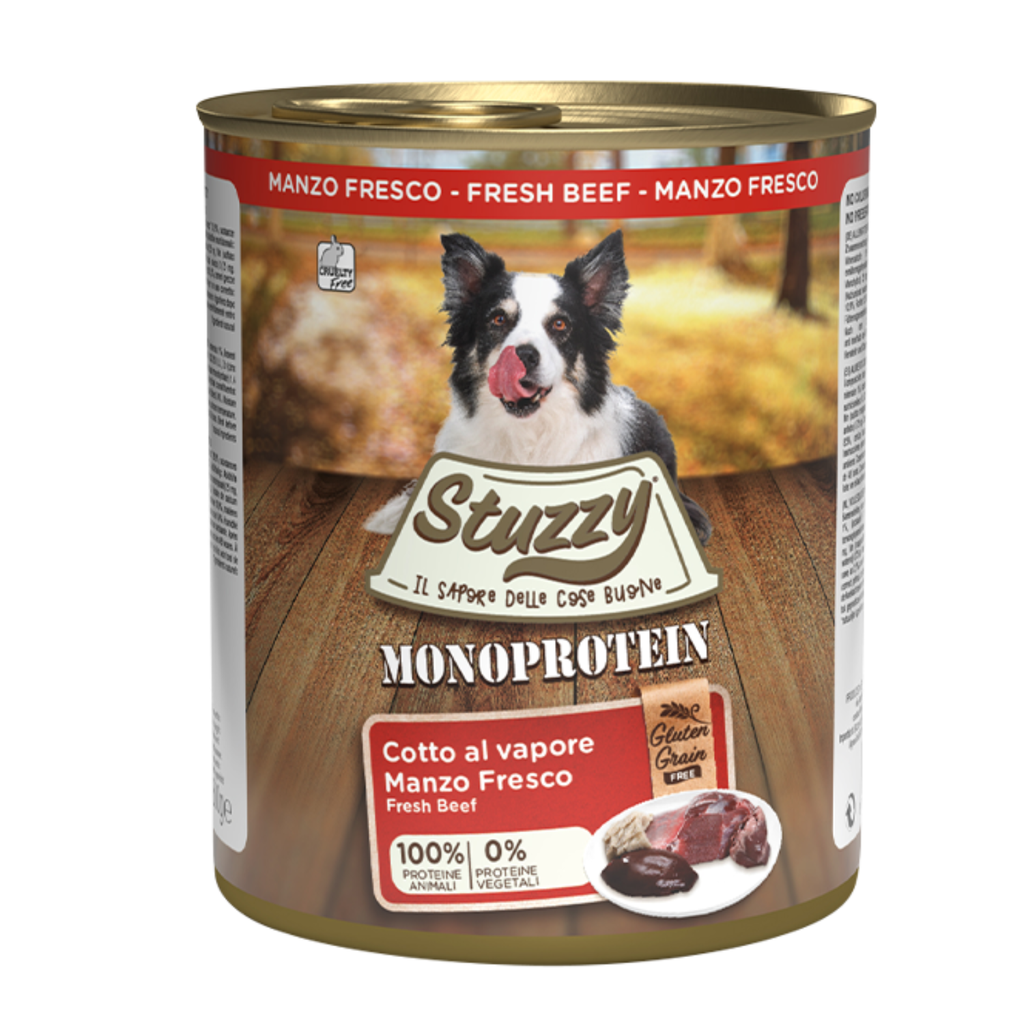 2 Stuzzy Dog Can Monoprotein-Beef 800g - Image 1