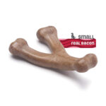 Benebone Puppy Wishbone Dog Chew Toy – Bacon - Image 2