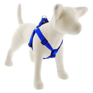 Large Dog Basics Step In Harness 1 - 24" -38", Blue