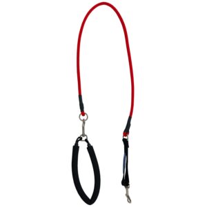 Ez Step Stretch Leash - Small, Red