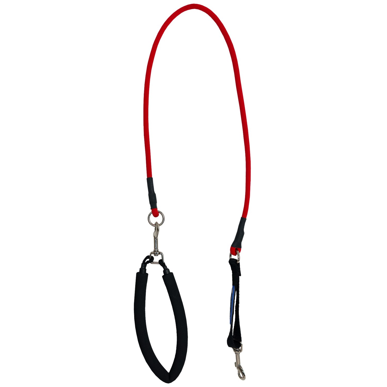 3 Ez Step Stretch Leash - Small, Red - Image 1