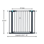Graphite Glow in the Dark Steel Pet Gate - Image 5