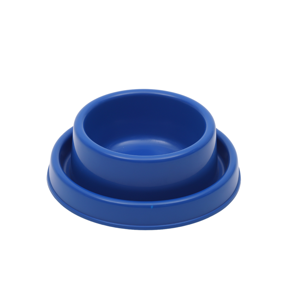 4 Pet Mode Plastic Dog Bowl 400ml-Blue - Image 1