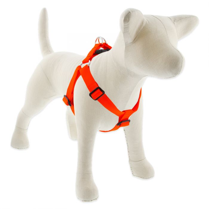5 Large Dog Basics Step In Harness 1 - 24" -38", Orange - Image 1