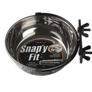 Snapy Fit Stainless Steel Bowl - 20 oz
