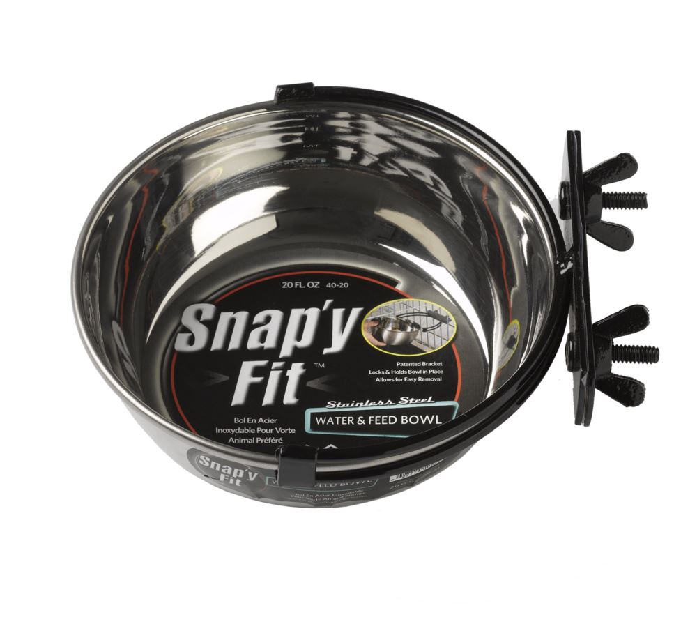 5 Snapy Fit Stainless Steel Bowl - 20 oz - Image 1