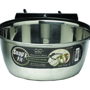 Snapy Fit Stainless Steel Bowl - 1 Quart