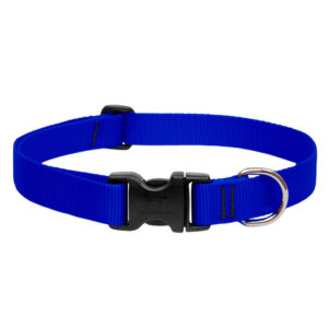 Basics Adjustable Collar 3/4 FOR MEDIUM DOGS - 9-14 - M, BLUE 3/4