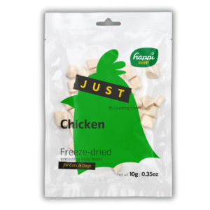 Happi Skippi Just Freeze-Dried Treat Chicken for Cats and Dogs 10g