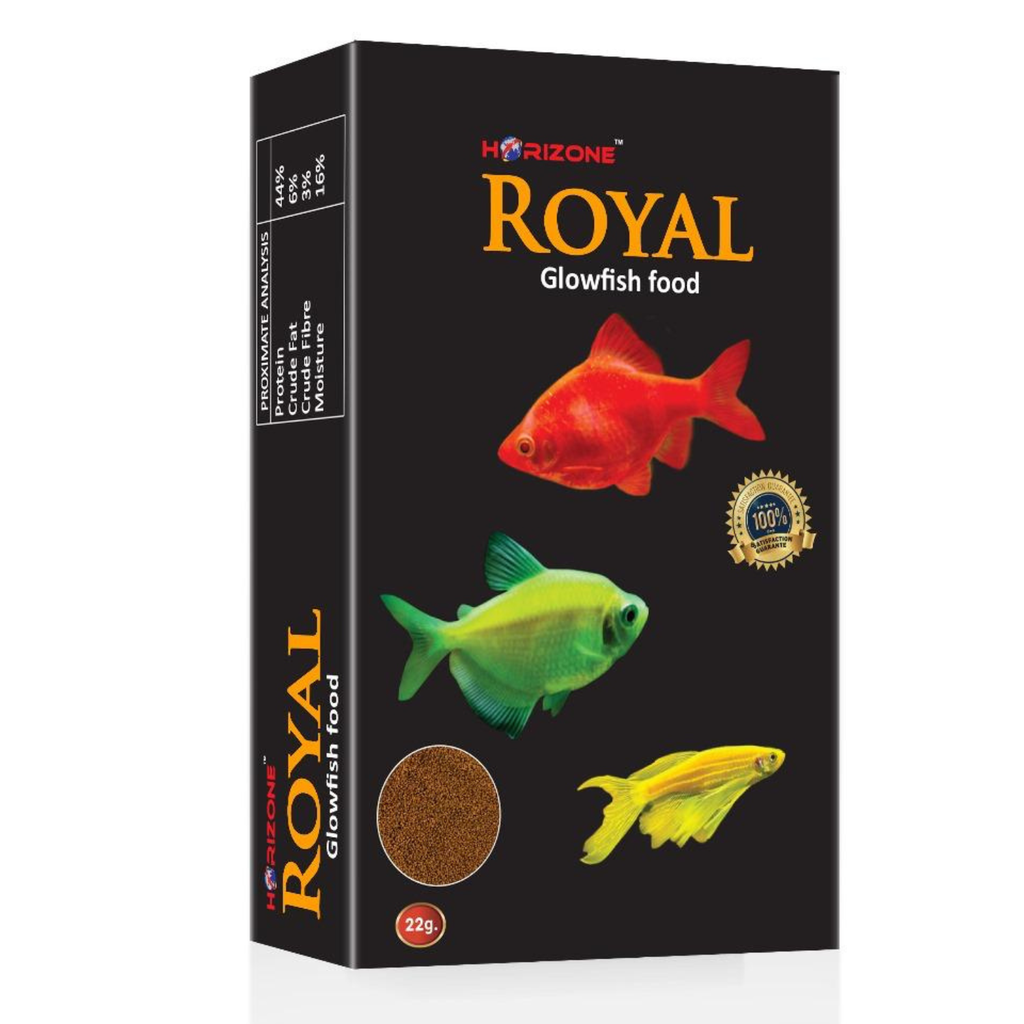 8904406372438 Horizone Royal Glow Fish Food 22G - Image 1