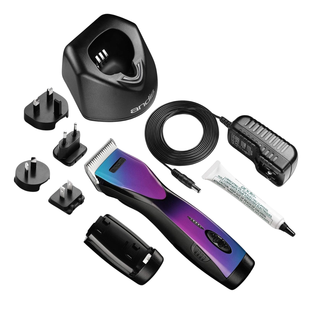 AN79205 Andis Pulse Zr Ii - Purple Galaxy Limited Edition 5-Speed Detachable Blade Clipper. - Image 1