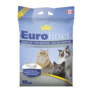 Eurolitter Premium Cat Litter - Unscented, 7Kg