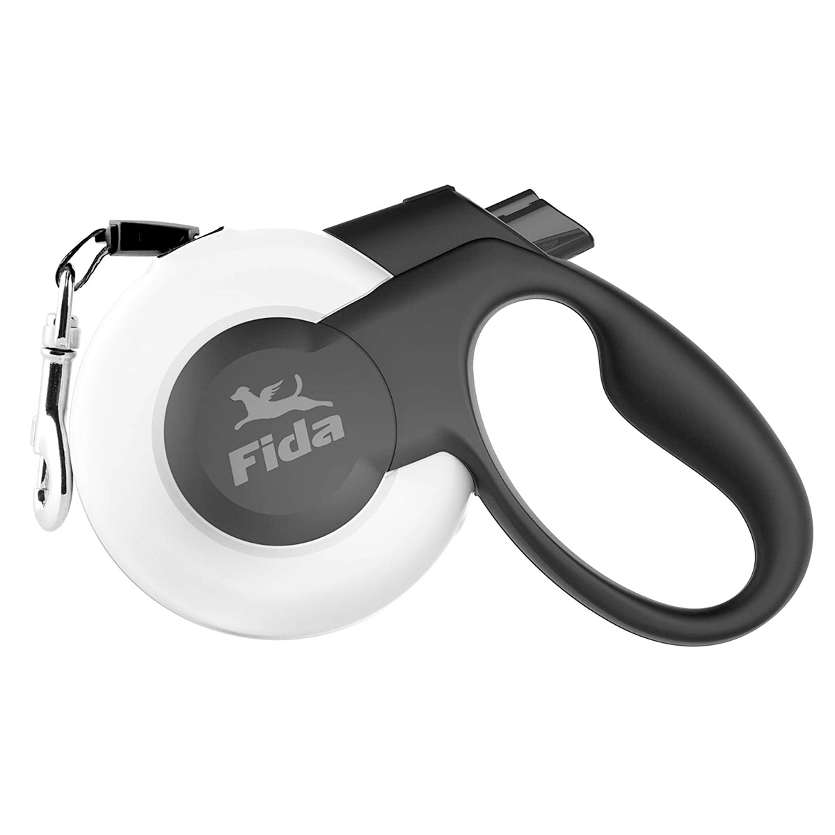 Fida-Retractable-Leash-Heavy-Duty-White-1 Fida Retractable Dog Leash Heavy Duty (Mars Series) - XS (3m / 10ft), White - Image 1