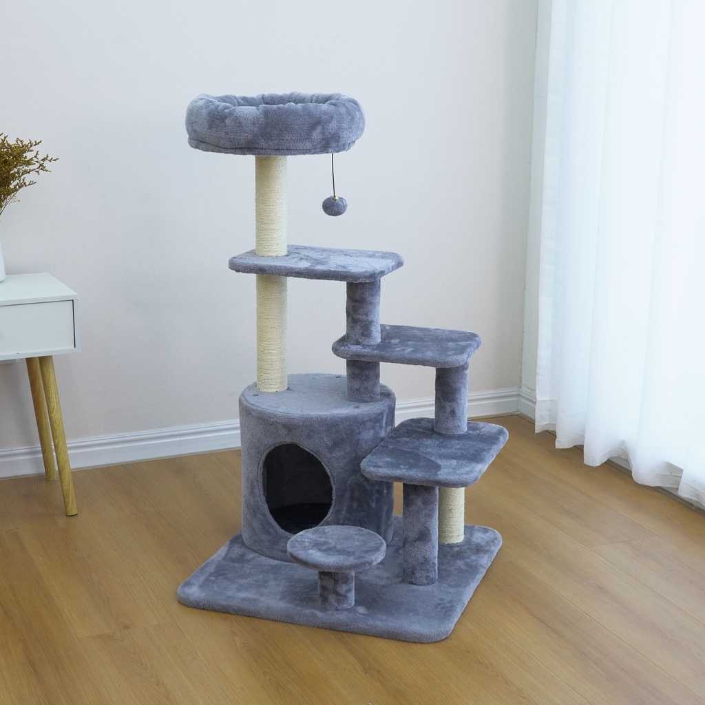 HY240986 Catry Cat Tower With Scratcher - Image 1