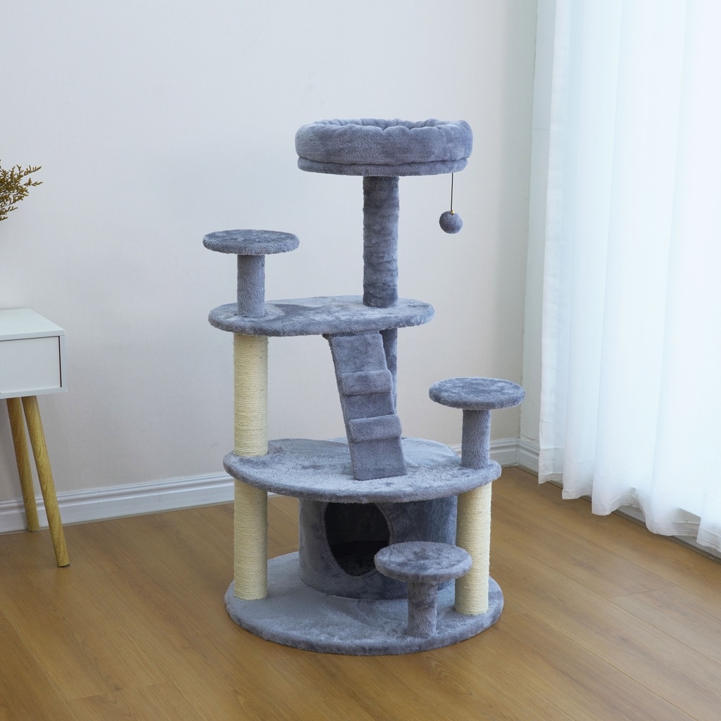 HY241004 Catry Cat Tower With Scratcher D59x101cm - Image 1