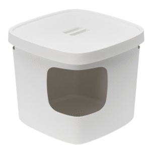 Moderna Cubana Stylish and functional corner-entry cat litter box L 49.5 x W 49.5 x H 43 cm