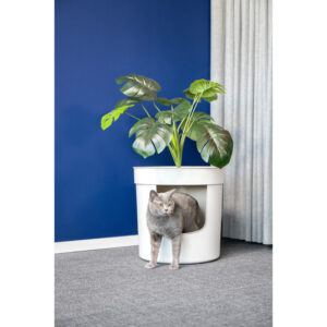 Moderna Hidden Planter Litter Box With Plant 49.5 x 49.5 x 48.5 cm