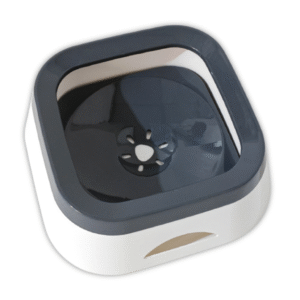 Pado Classic Square Anti Spill Pet Bowl 21x21x7.8cm[1000ml]-Grey