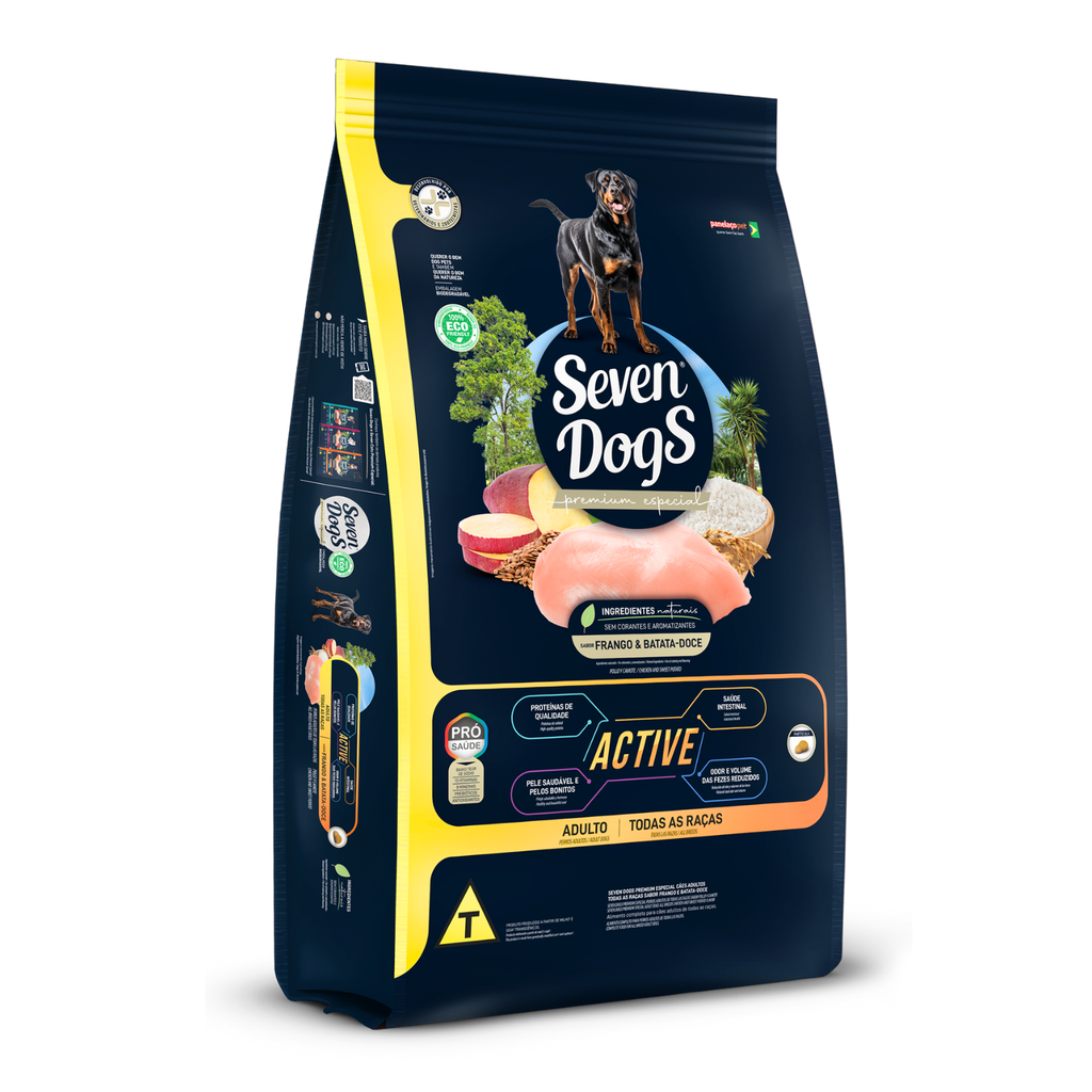 SDG2440 Seven Dogs Dog Food For Adult - Medium And Large Breeds-Chicken & Sweet Potatoes 14kg - Image 1