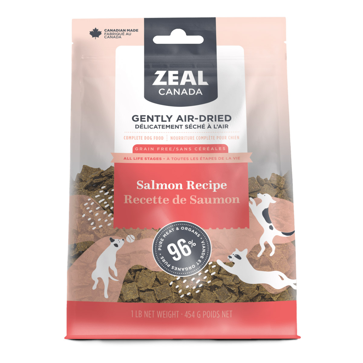Zeal-Air-Dried-Salmon-1 Zeal Gently Air-Dried Beef Recipe For Dogs - 2.2lbs/1kg, Air-Dried Salmon Recipe - Image 1
