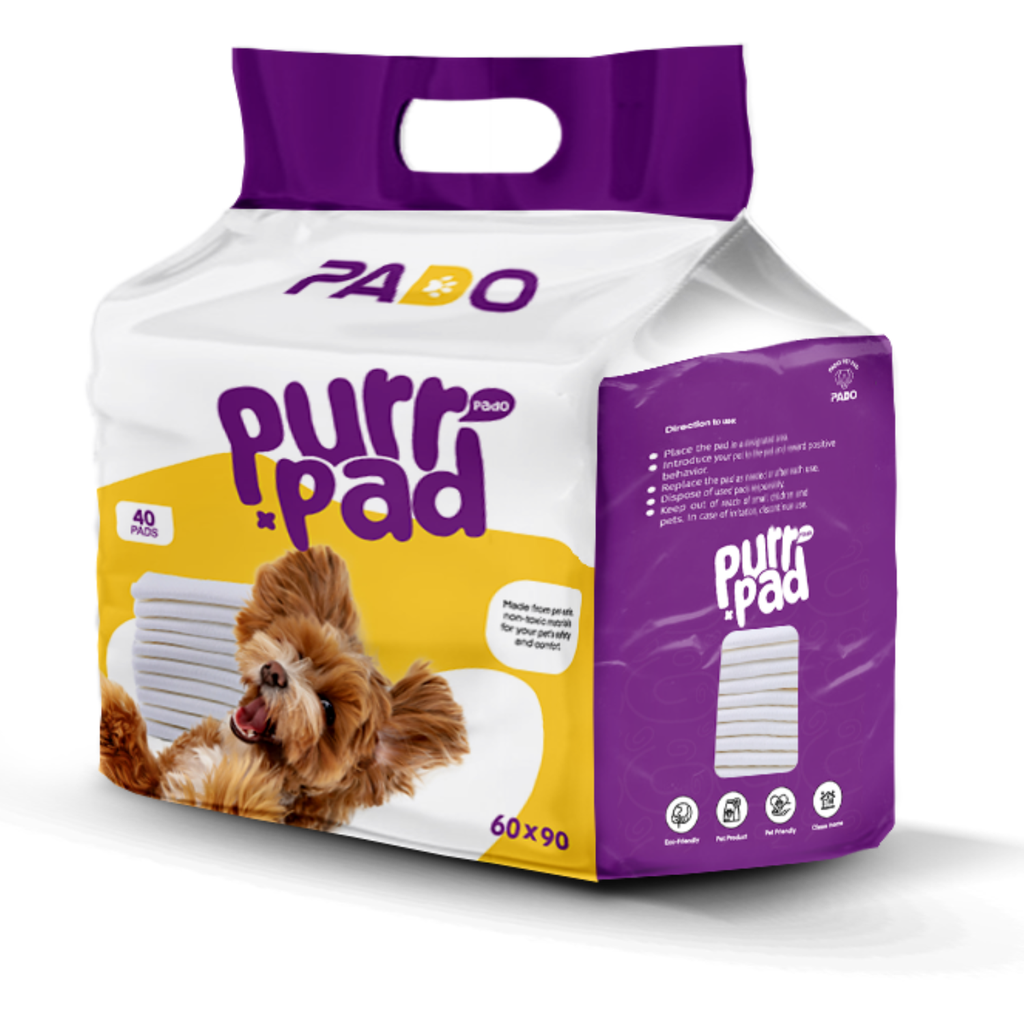 0 Pado Pet Pad - Advanced Layer Protection - 60x90cm-40pcs - Image 1
