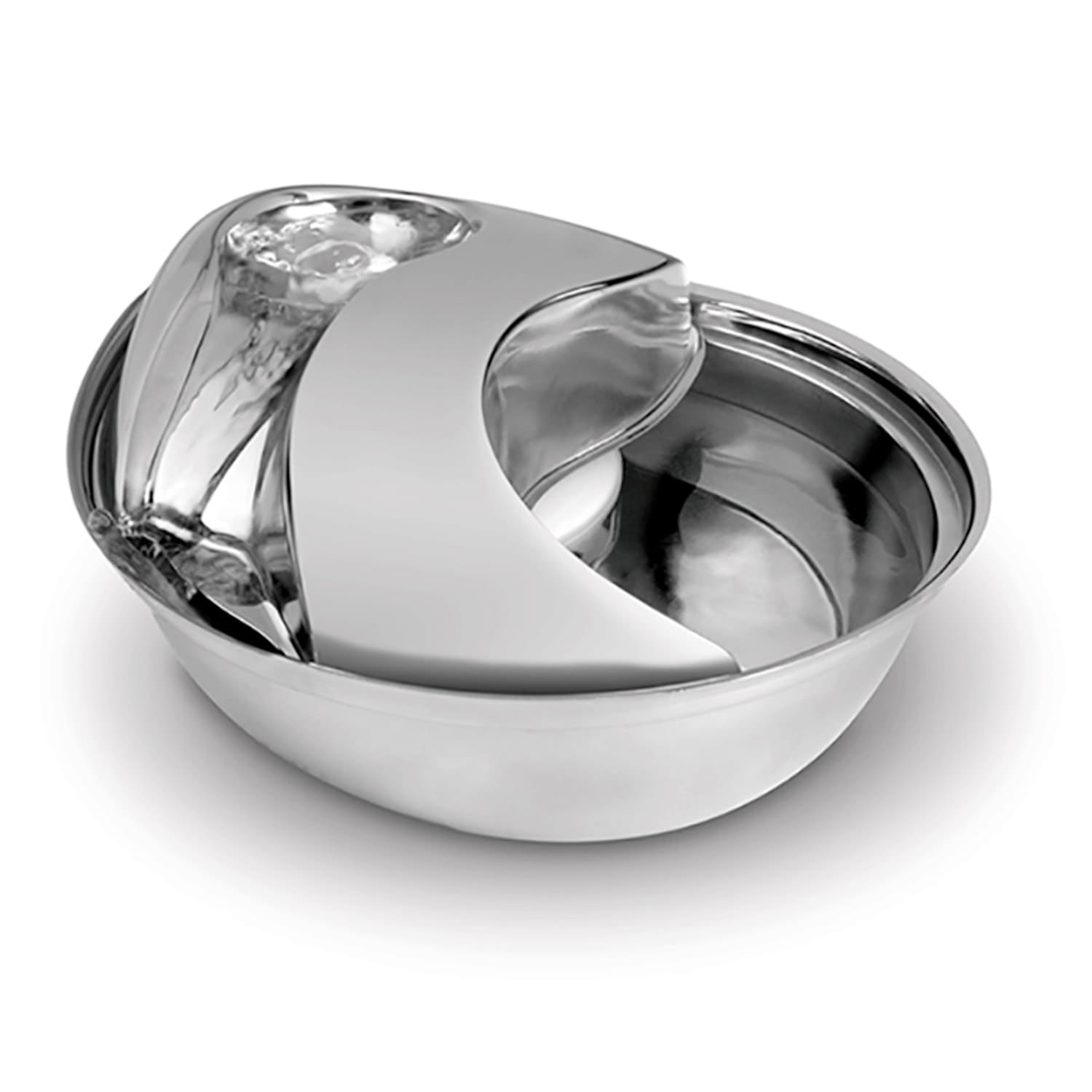 0 Raindrop Durable Pet Fountain (Stainless Steel) - 60oz - Image 1