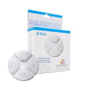 Round Filter replacement for Vortex and Elevated Vortex Fountains 3-Pack