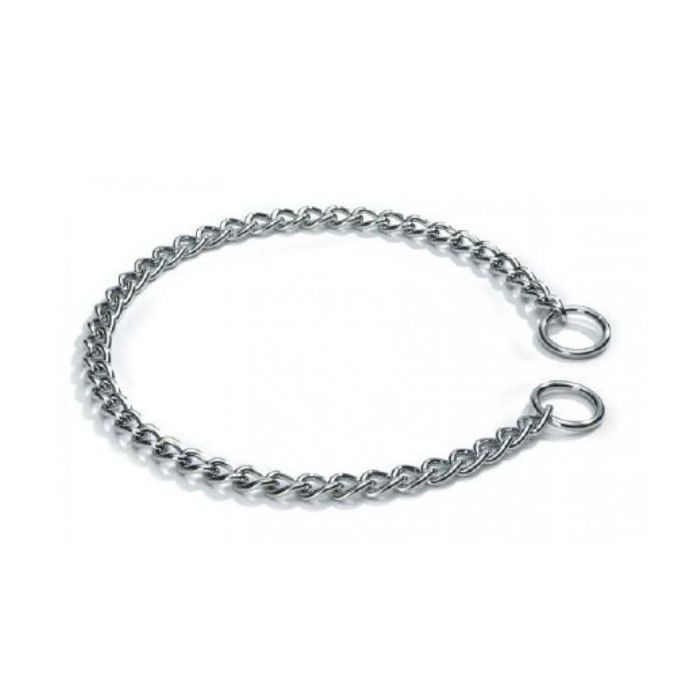 1 Beeztees Chrome Choke Chain for Dogs - Image 1