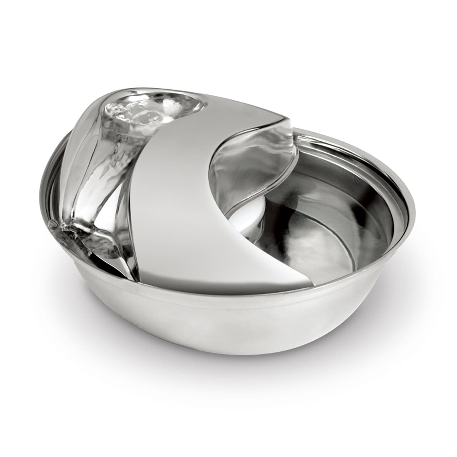 11 Raindrop Durable Pet Fountain (Stainless Steel) - 96oz - Image 1