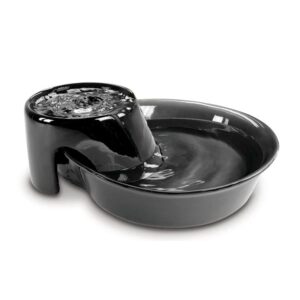 Big Max Ceramic Pet Drinking Fountain - Black