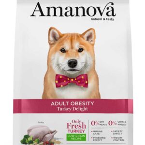 Amanova Adult Dog Obesity Turkey Delight 2kg