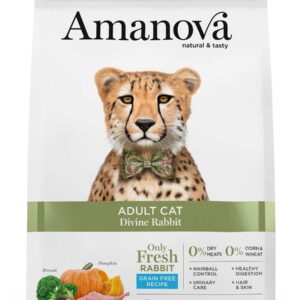 Amanova Grain Free Adult Cat Divine Rabbit 1.5kg