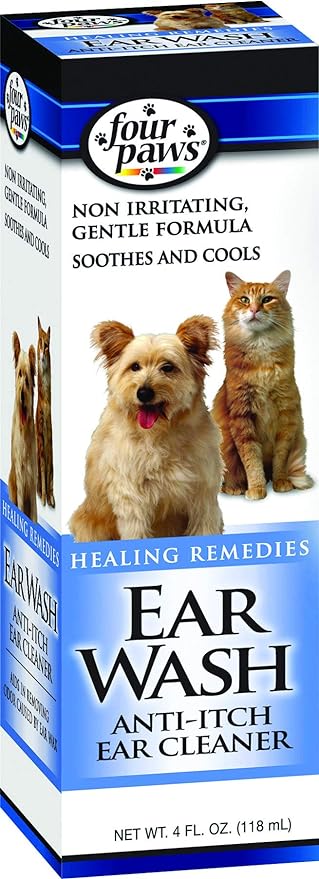 17110175271322589972.jpg Four Paws Ear Wash 4oz. - Image 1