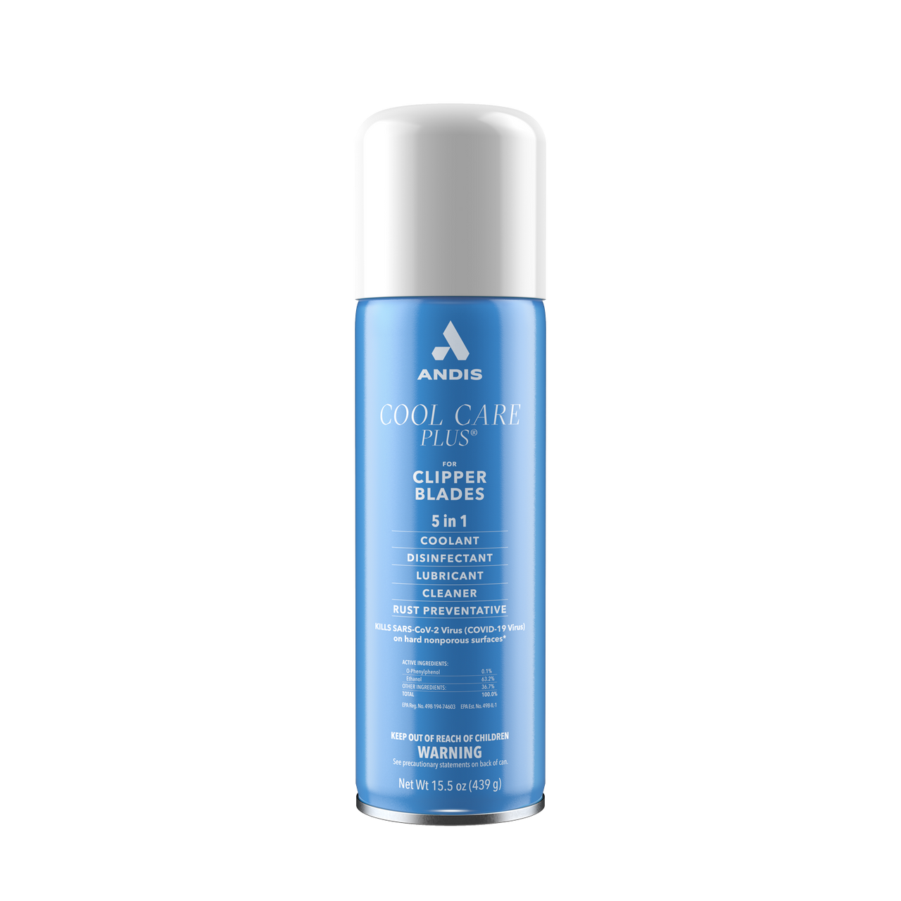 171516658110569768.png Andis Cool Care Plus, 15.5-oz Spray Can - Image 1