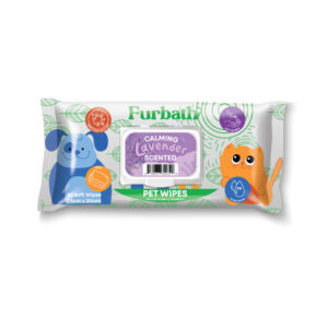 Furbath Natural Pet Wipes 80 Count- Lavender