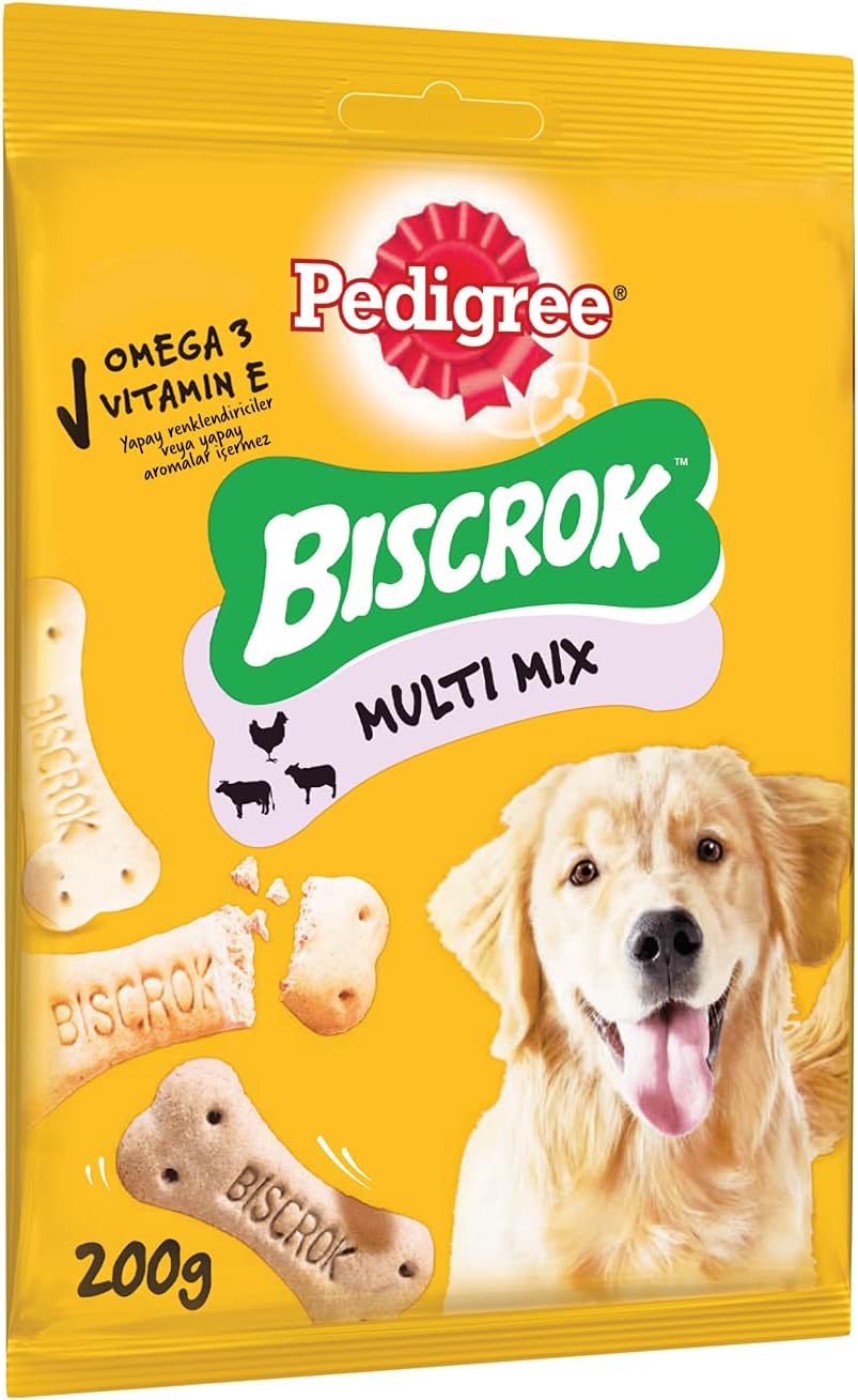 17181135611375492787.jpg Pedigree Biscrok Gravy Bones, Dog Treats, 200 gm - Image 1