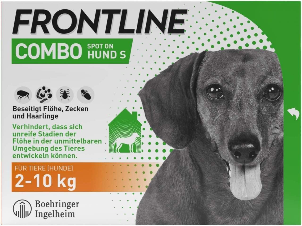 1719319105143660476.jpg Frontline Flea & Tick Spot On Combo for Dogs & Home Protection Small - 3 Pipettes - Image 1