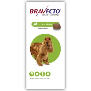 Bravecto for Dogs 10 - 20 kg Tablet 500mg