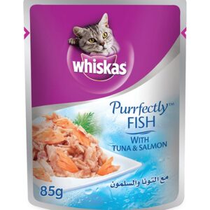 Whiskas Purrfectly Tuna&Salmon 85g