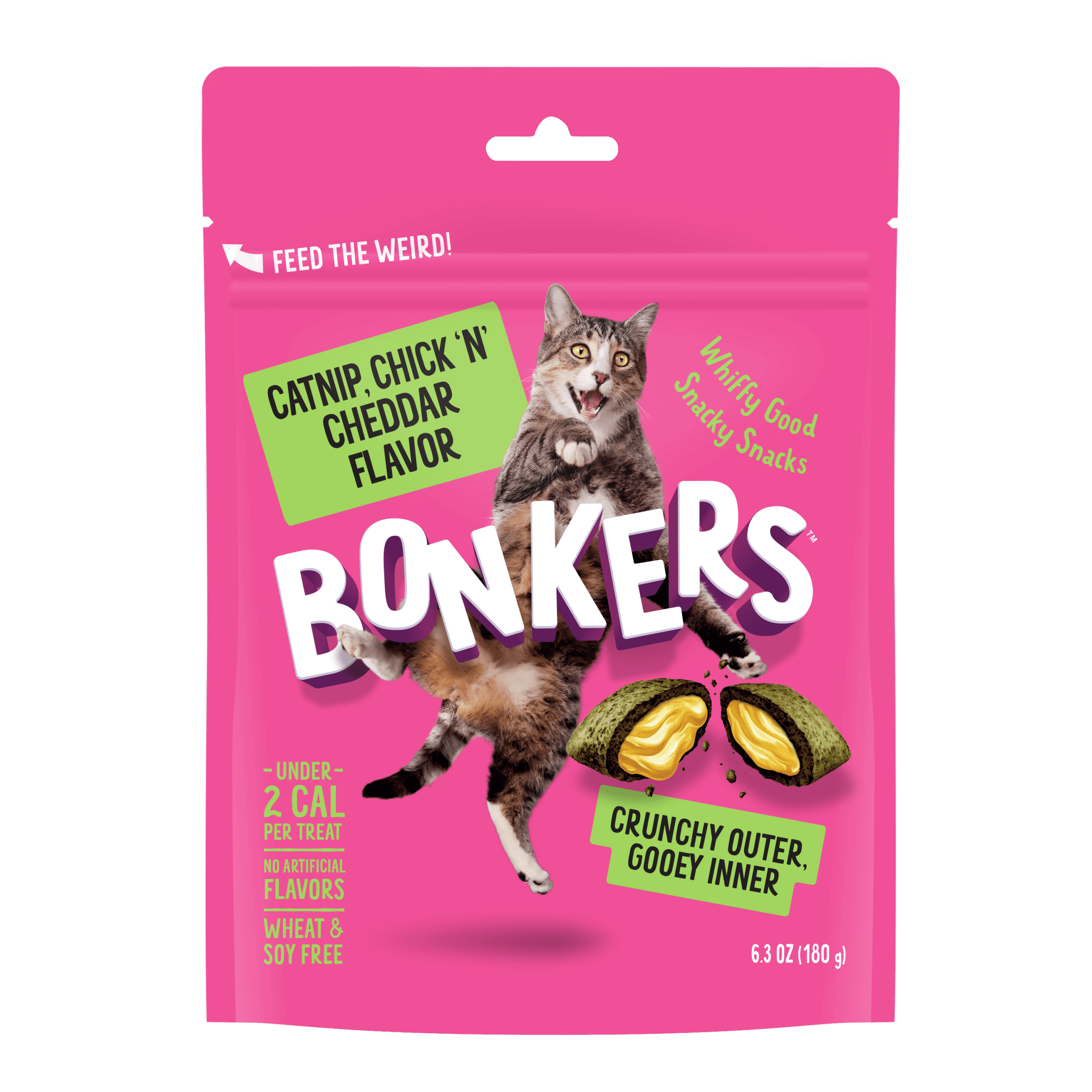 1744103013524061400.png Bonkers Catnip Chicken and Cheddar Flavour Cat Treats - Image 1