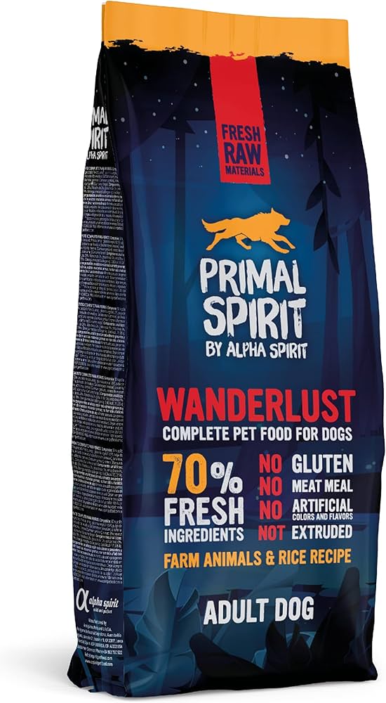 17447253071919649920.jpg Alpha Spirit Primal - 70% Wanderlust Dog Food 12 kg - Image 1