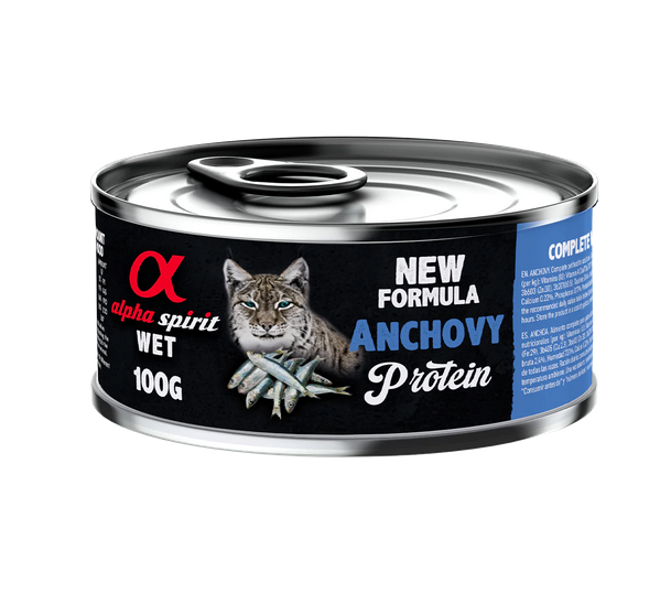 17447253861061004084.png Alpha Spirit Wet Food for Cats ANCHOVY 100g - Image 1