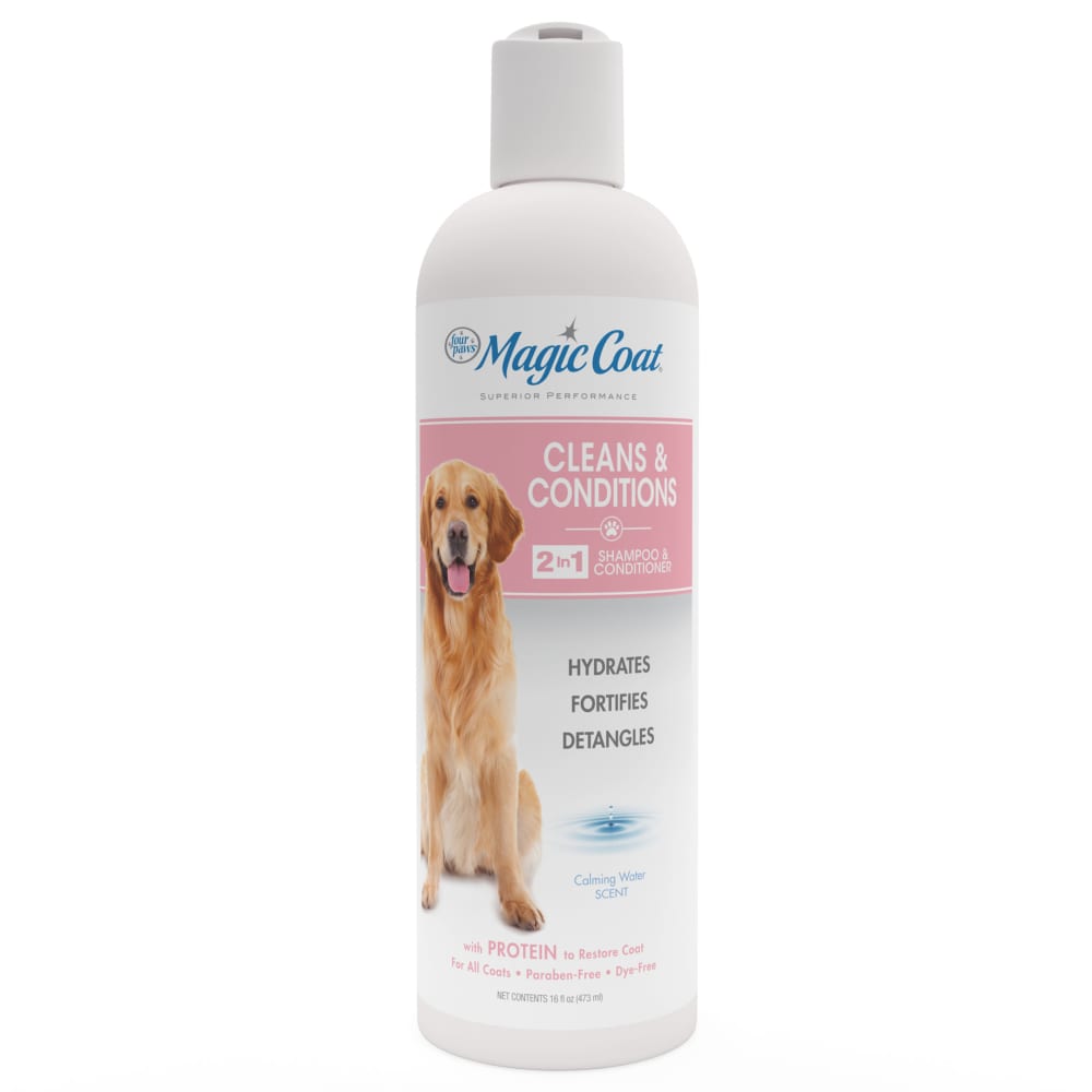 1750753593373394230.jpg Four Paws Magic Coat Superior Performance Cleans & Conditions 2-in-1 Shampoo & Conditioner 16 oz. - Image 1