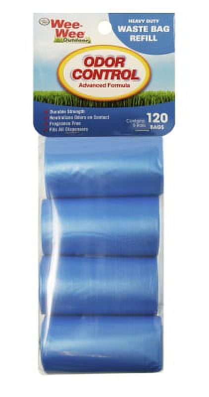 17507536021233488712.jpeg Four Paws Wee-Wee Outdoor Odor Control Heavy Duty Waste Bags Refill, 120 Count 9 x 12 - Image 1