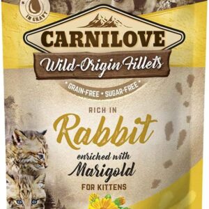 Carnilove Rabbit Enriched With Marigold For Kittens wet food - 85g