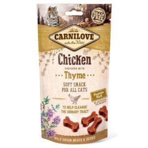 Carnilove Chicken enriched with Thyme Soft Snack for Cats 50g